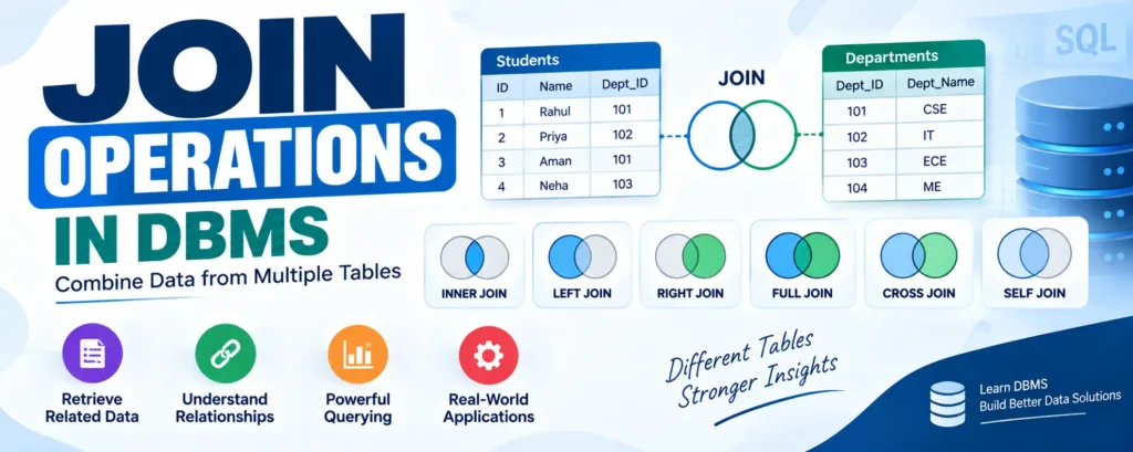 Join Operations in DBMS