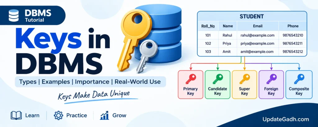 Keys in DBMS