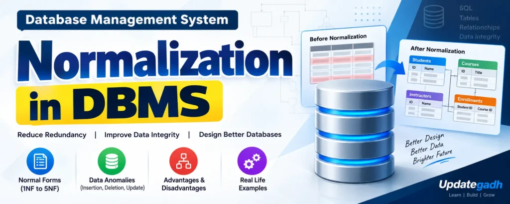 Normalization in DBMS 
