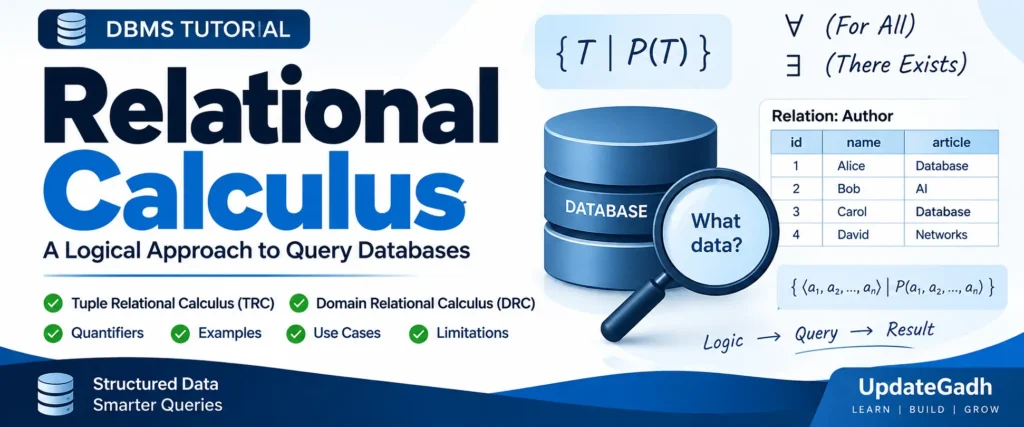 Relational Calculus in DBMS