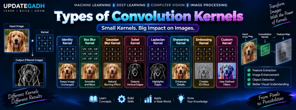Types of Convolution Kernels