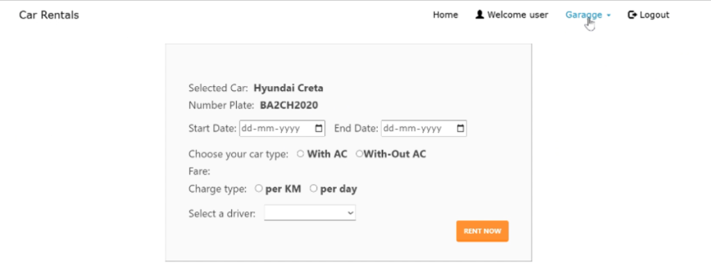 Car Rental Management System PHP & MySQL
