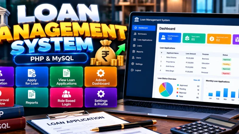 Loan Management System Using PHP and MySQL
