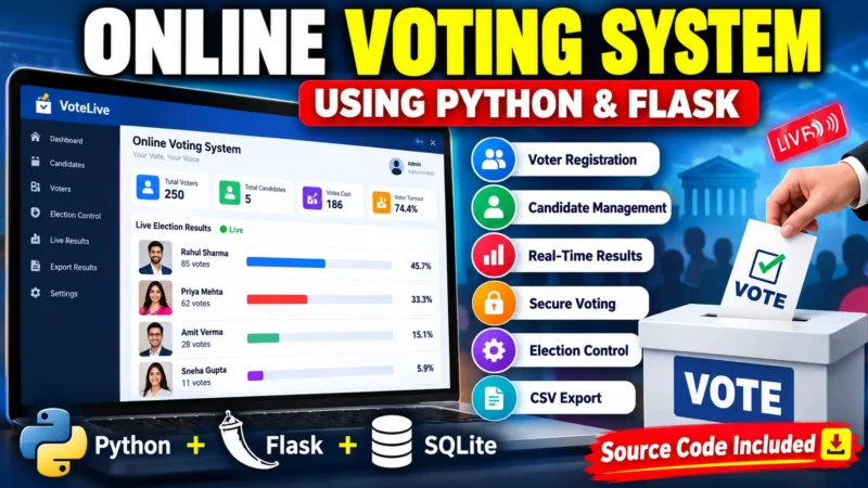 Online Voting System Using Python