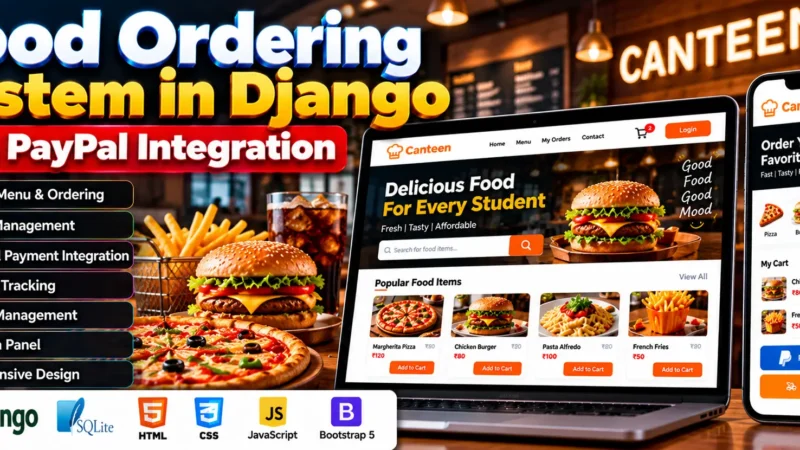 Food Ordering System in Django with PayPal Integration