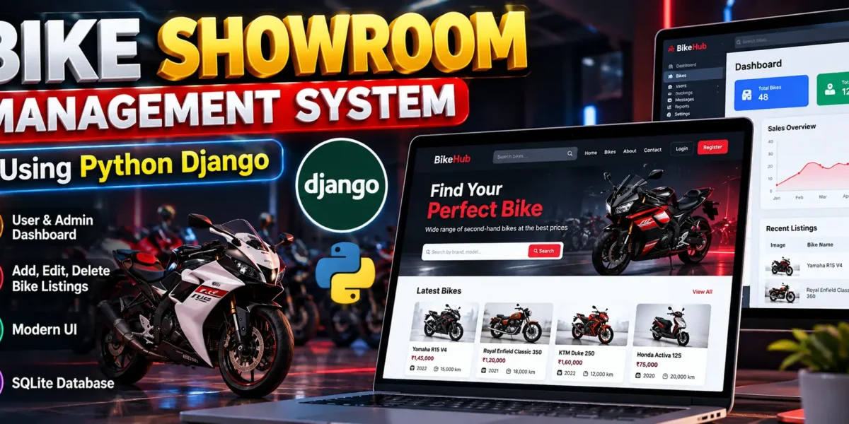 Bike Showroom Management System Using Python Django