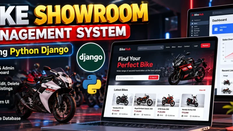 Bike Showroom Management System Using Python Django