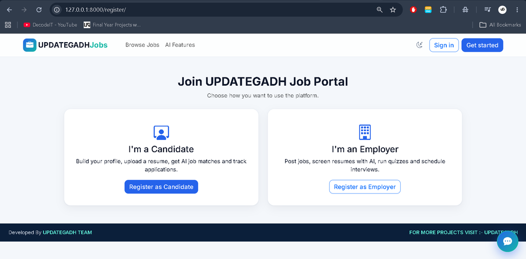 Register Page