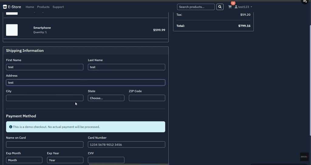E-commerce Website using Python