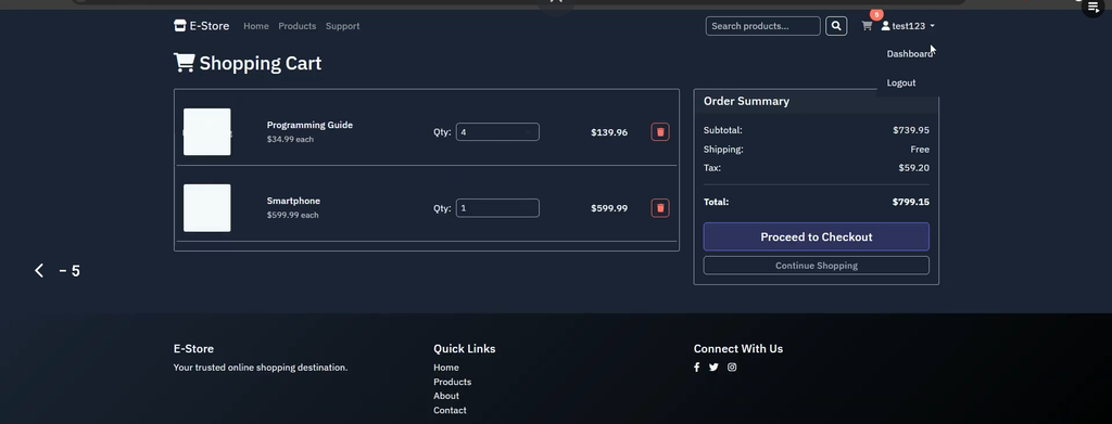 E-commerce Website using Python