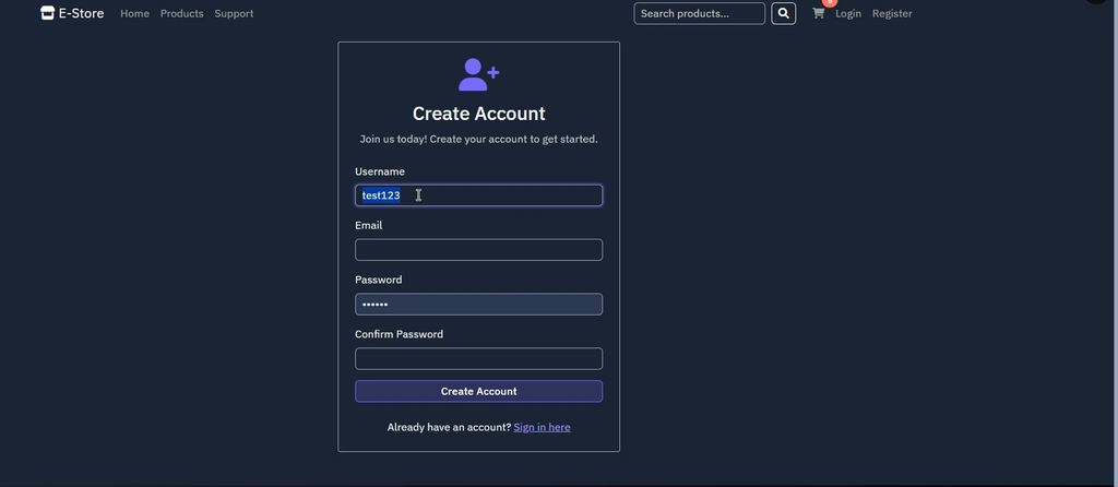 E-commerce Website using Python