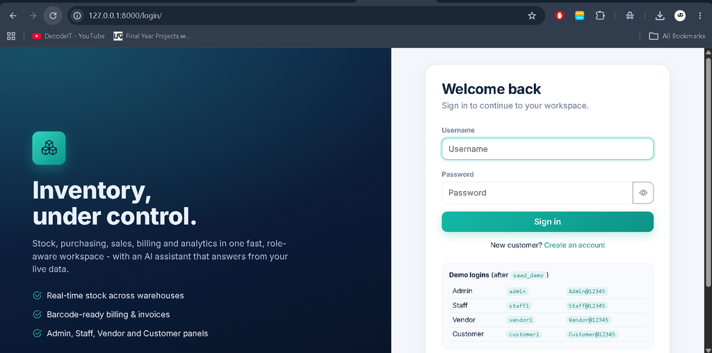 Login Page