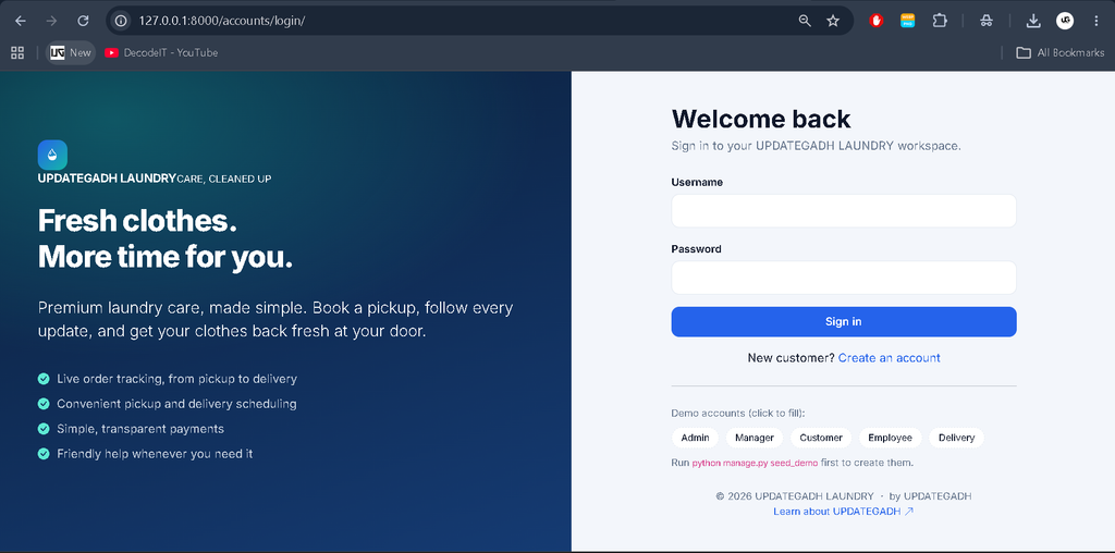 Login Page