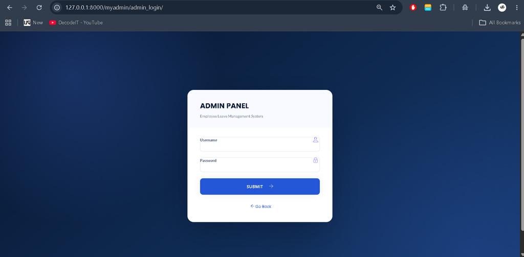Leave Management System Using Django and Python=2