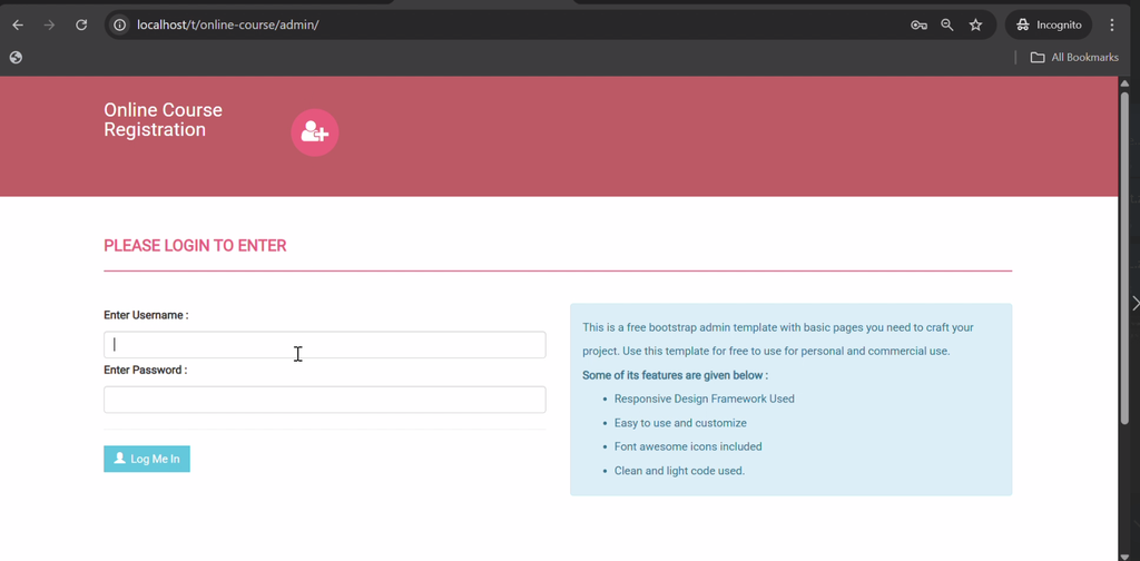 Online Course Registration System Using PHP and MySQL-1