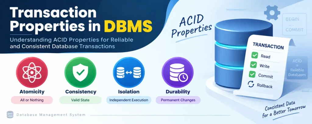 Transaction Properties in DBMS
