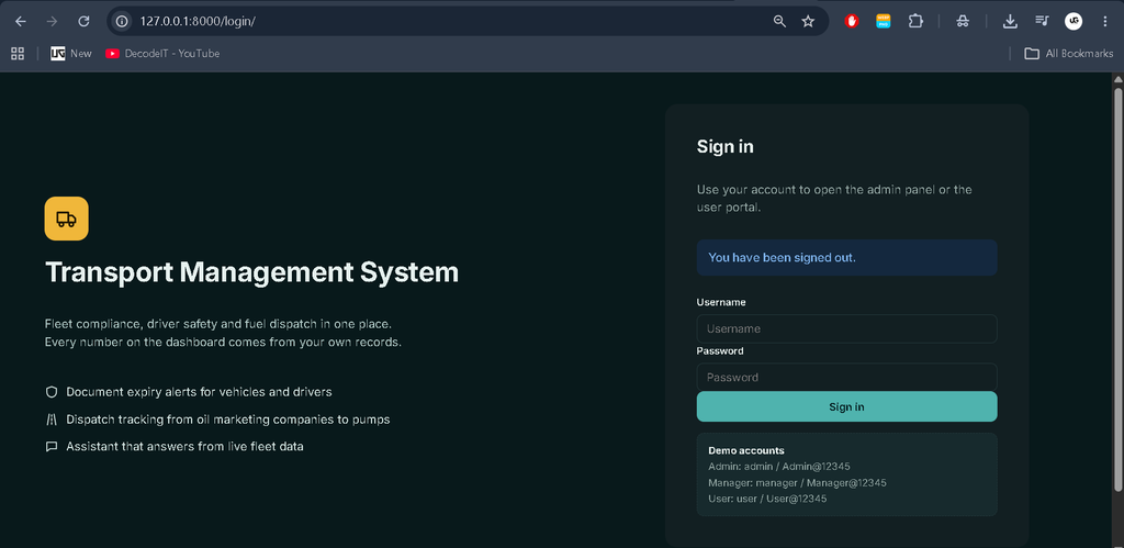 login