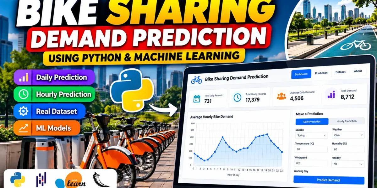 Bike Sharing Demand Prediction Using Python and Machine Learning