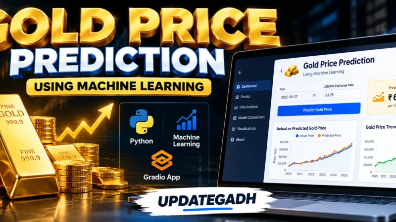 Gold Price Prediction Using Machine Learning