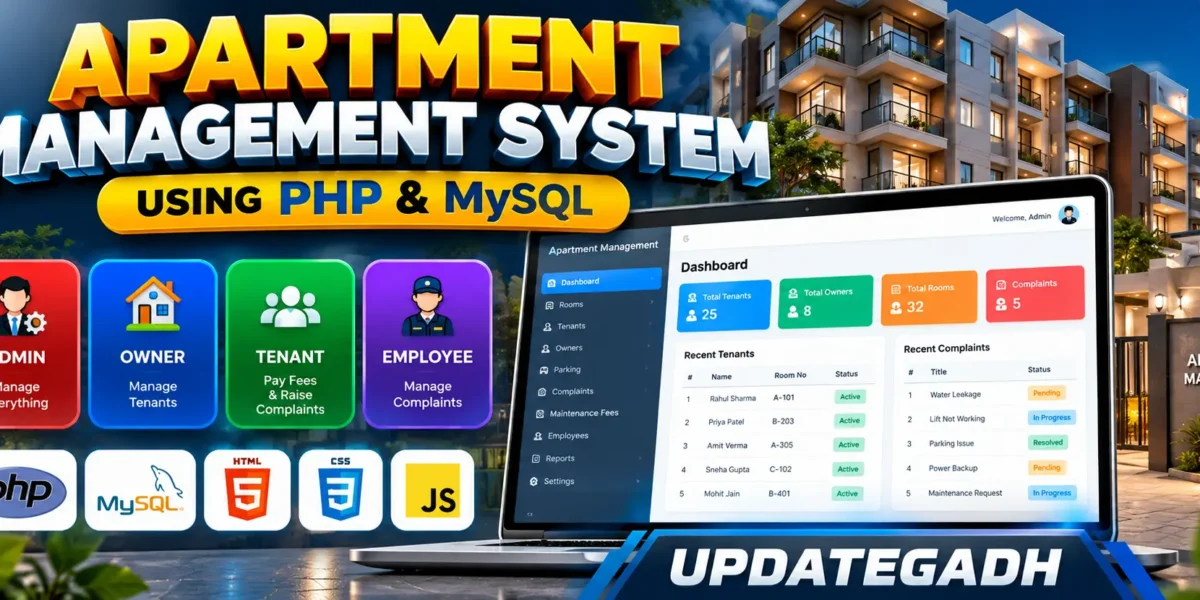 Apartment Management System Using PHP and MySQL