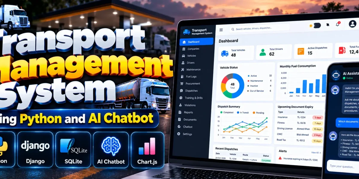 Transport Management System Using Python and AI Chatbot