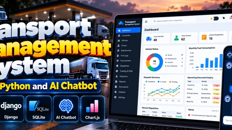 Transport Management System Using Python and AI Chatbot