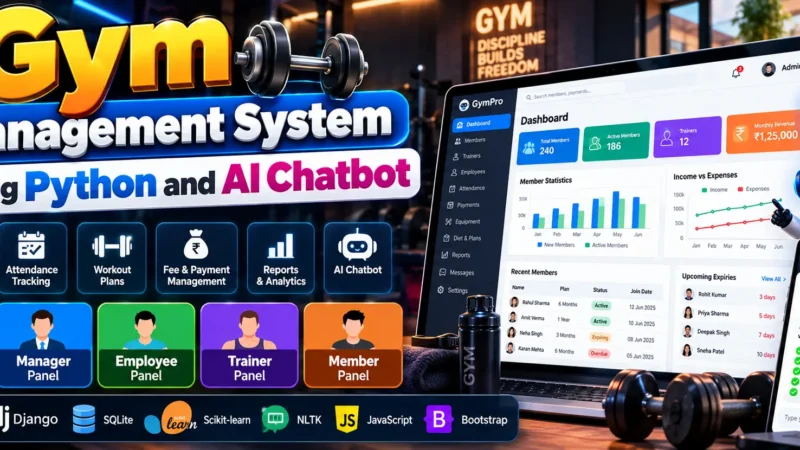 Gym Management System Using Python and AI Chatbot