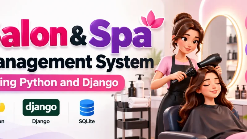Salon Management System Using Python and Django