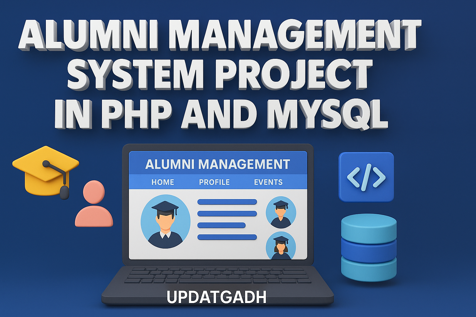 Alumni Management System Project in PHP and MySQL