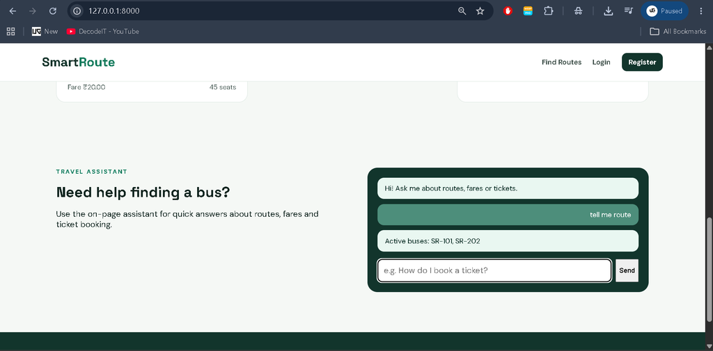Bus Ticket Booking System Using Python and Django