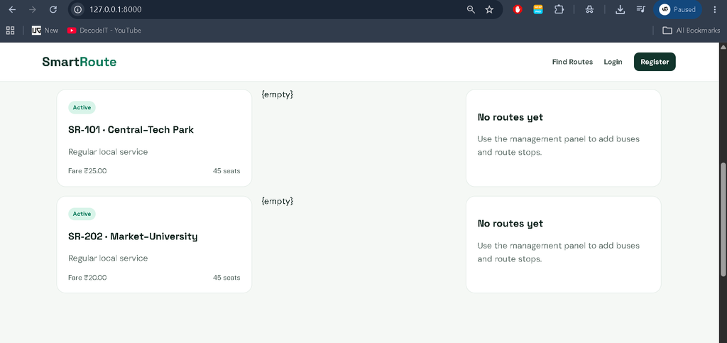 Bus Ticket Booking System Using Python and Django