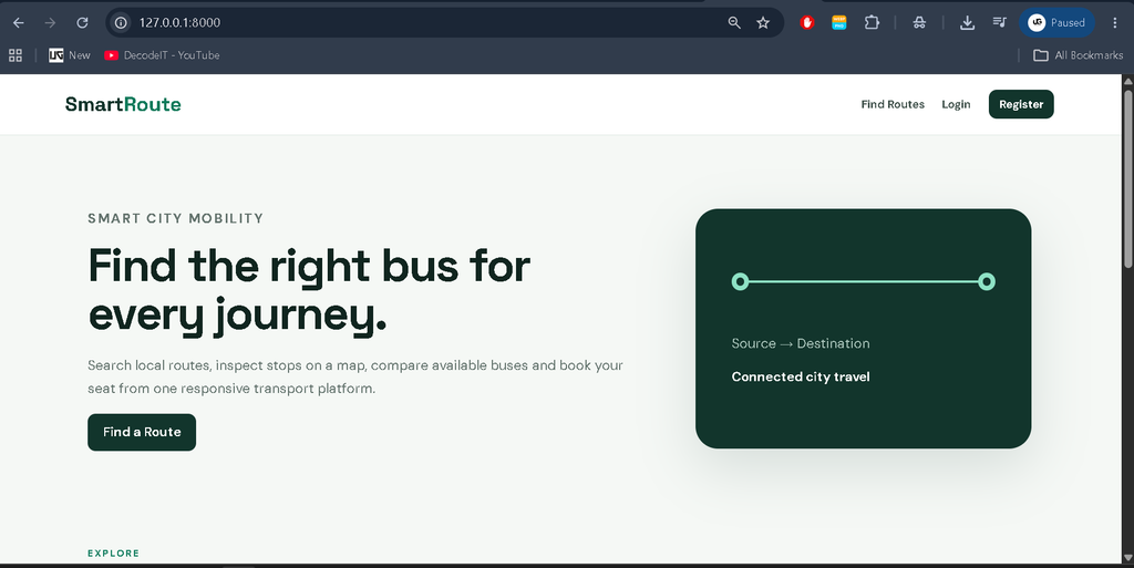 Bus Ticket Booking System Using Python and Django
