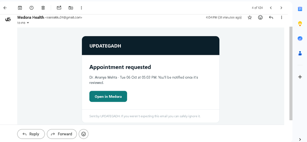Doctor Appointment Management System Using Python and Django