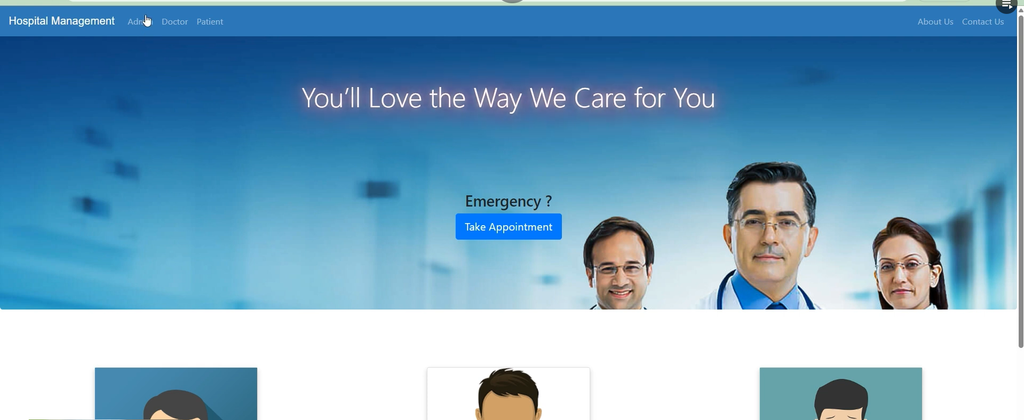 Hospital Management System Using Python