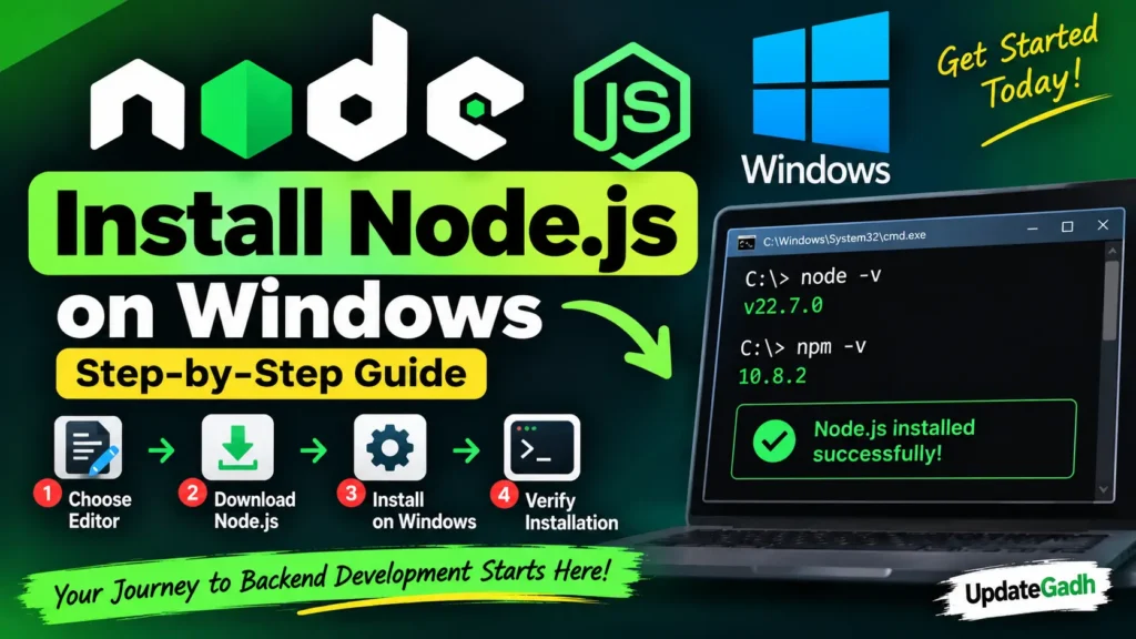 Install Node.js on Windows
