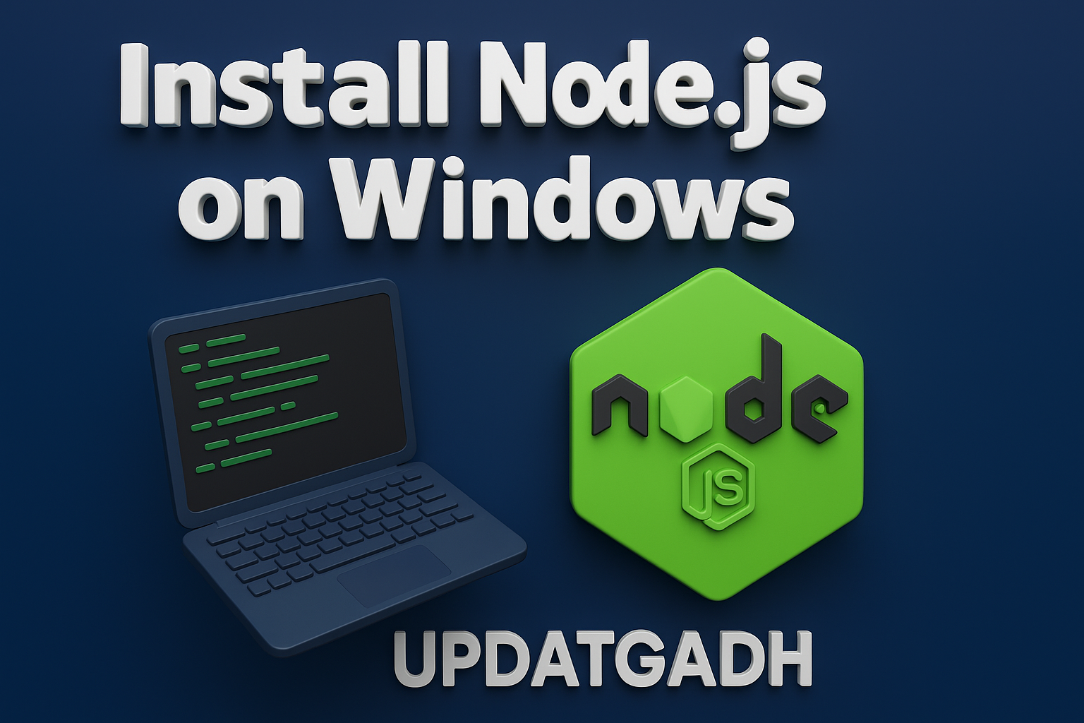 Install Nodejs on WindowsInstall Nodejs on Windows