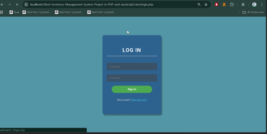 Inventory Management System Project in PHP and MySQL-1