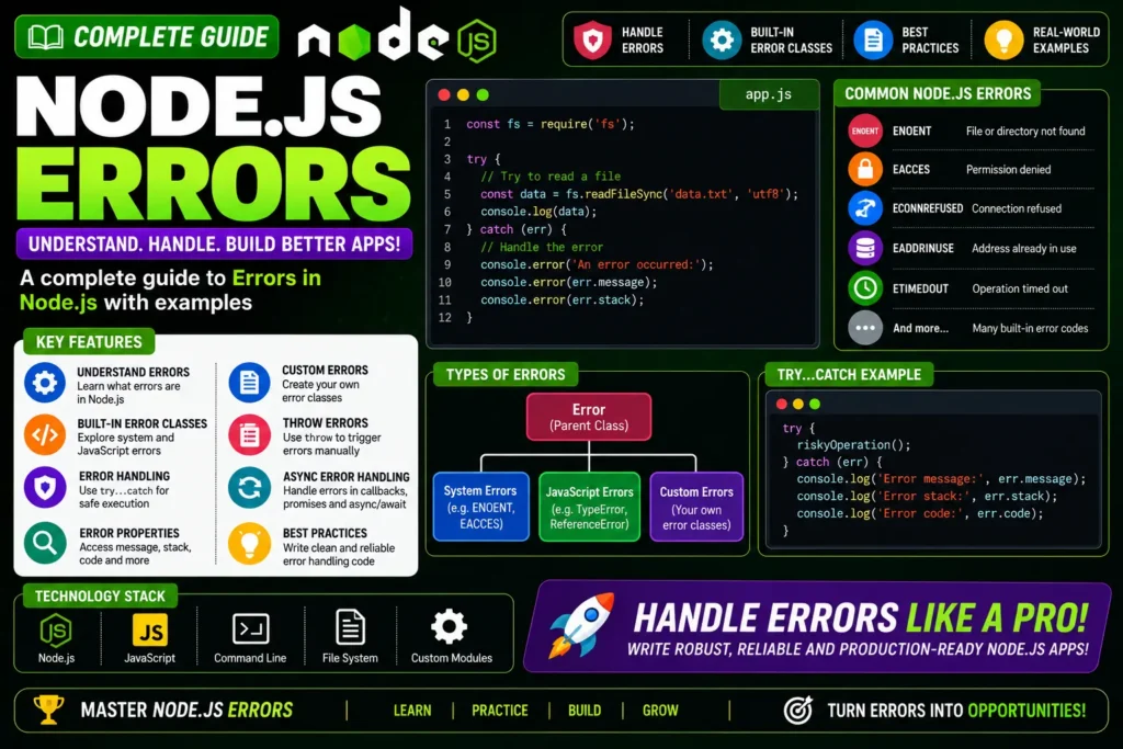 Node.js Errors