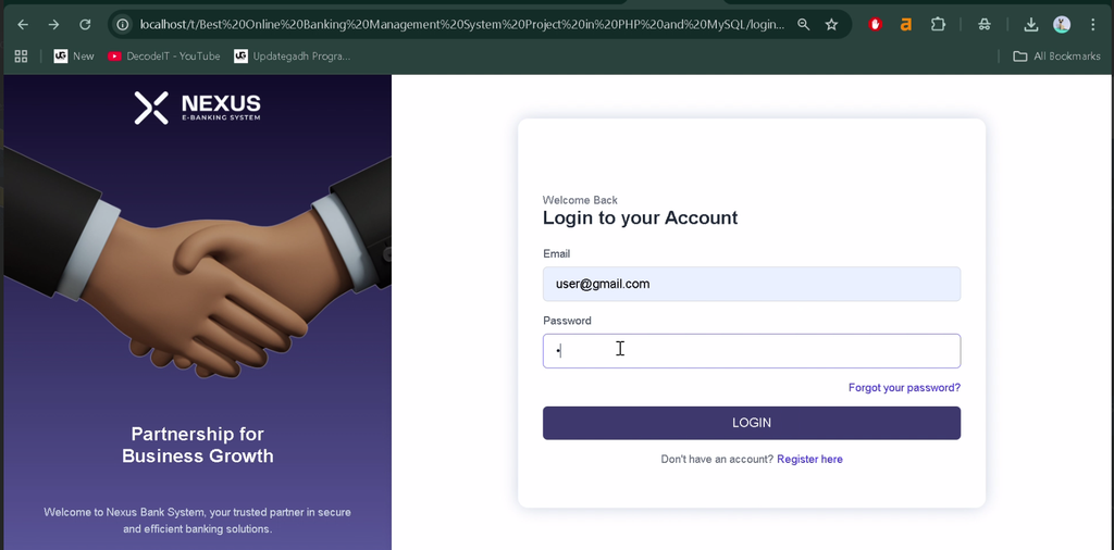 Online Banking Management System Using PHP and MySQL-2
