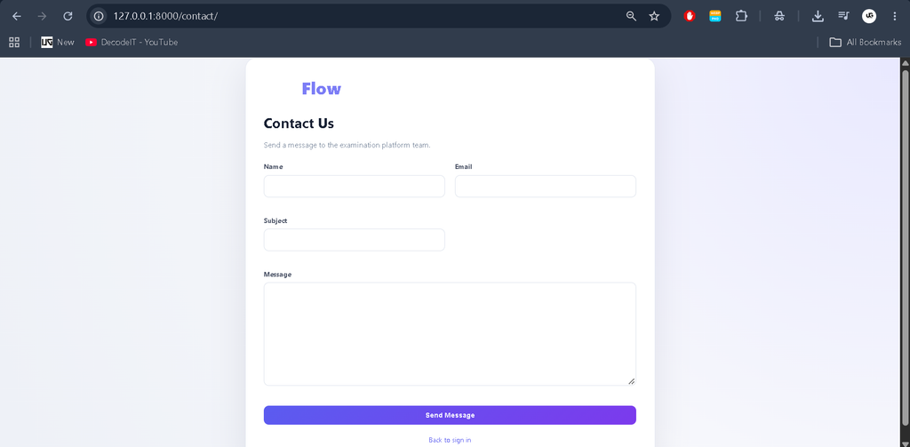 Online Quiz Management System Using Python and Django
