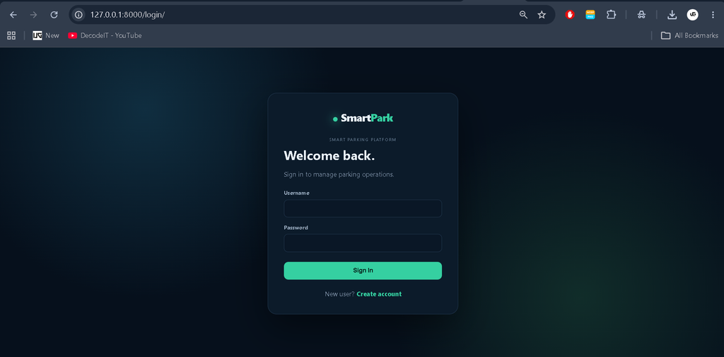 Parking Management System Using Python and Django