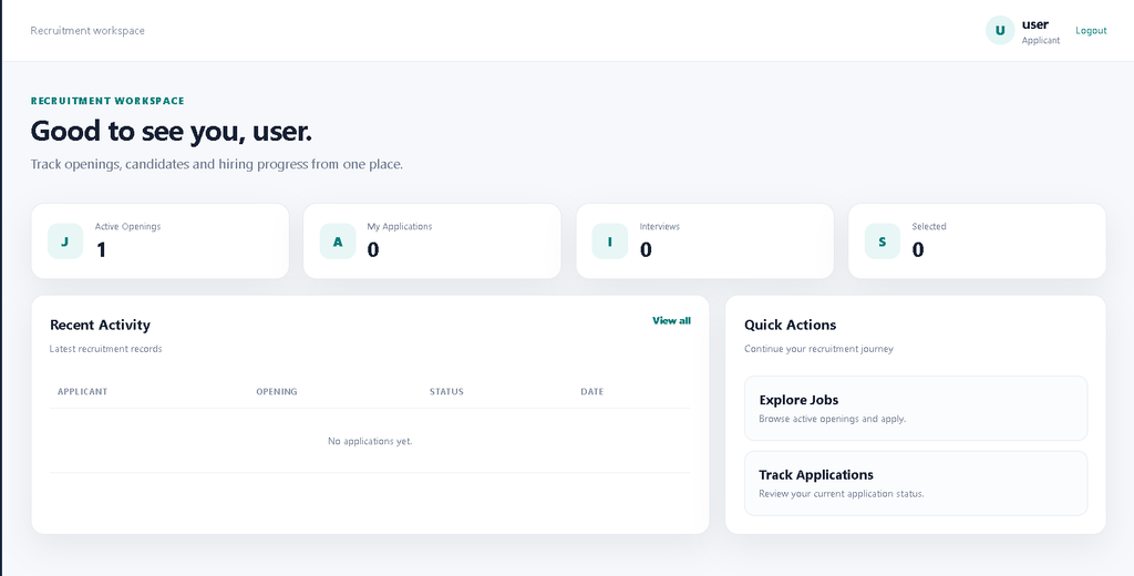 Recruitment Management System Using Django