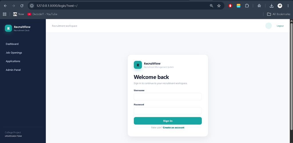 Recruitment Management System