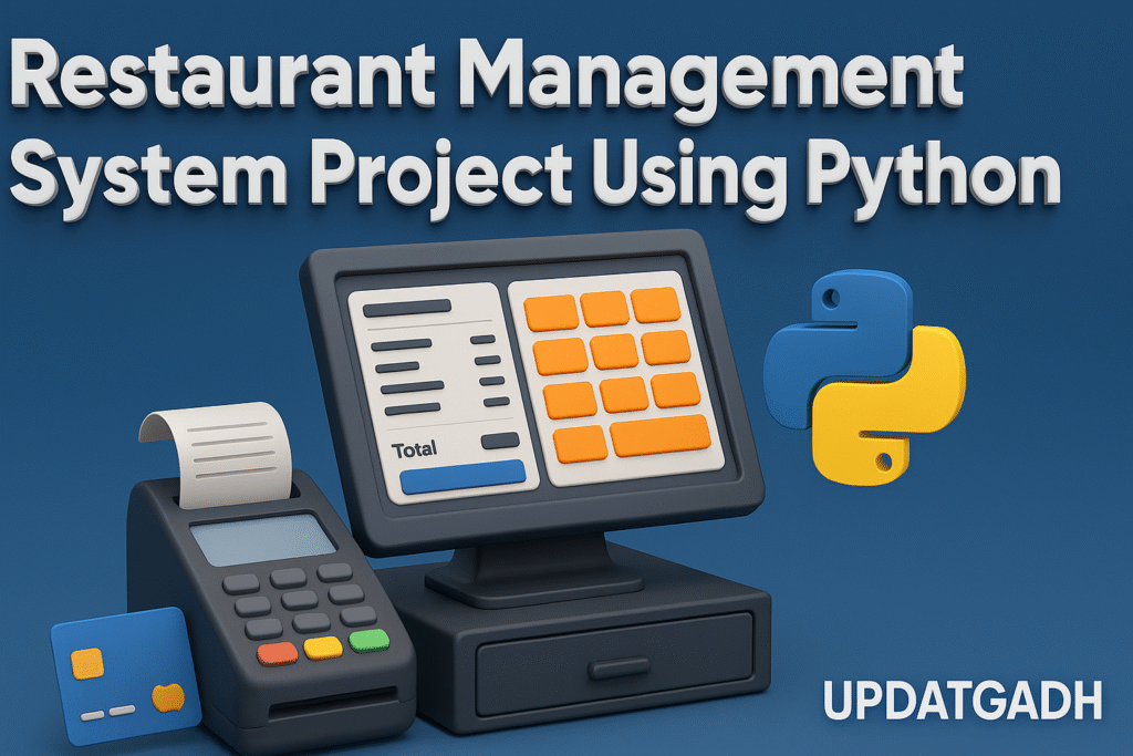 Restaurant Management System Python Project with Code