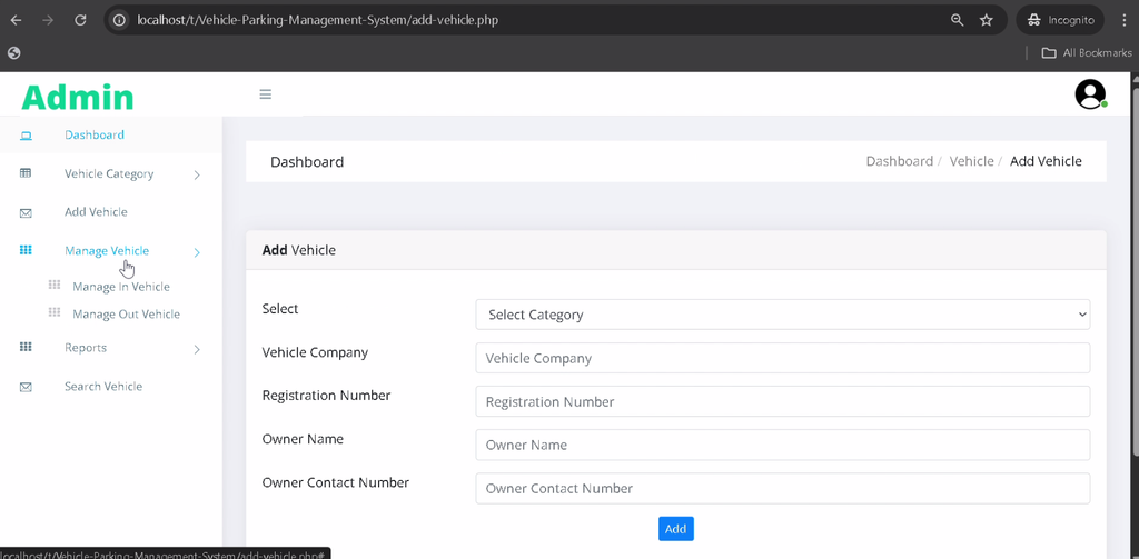 Vehicle Parking Management System-3