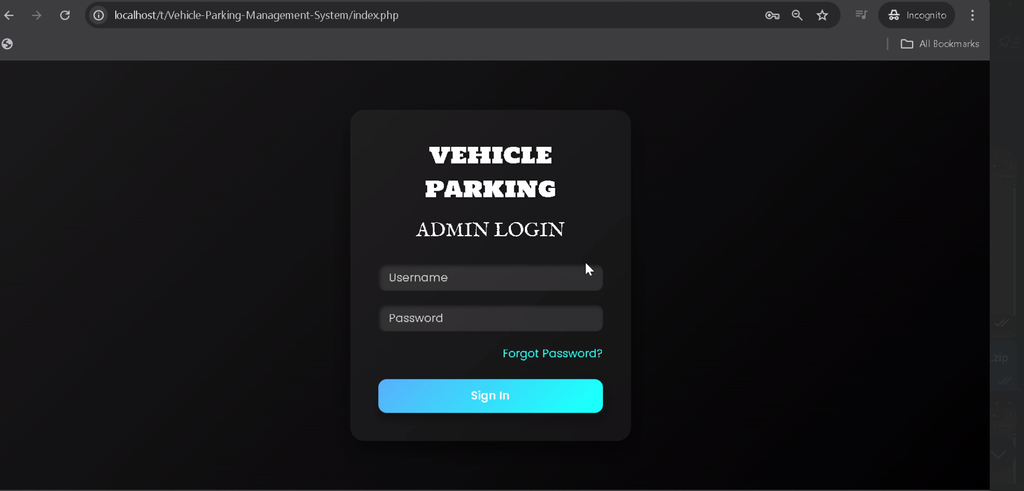 Vehicle Parking Management System-1