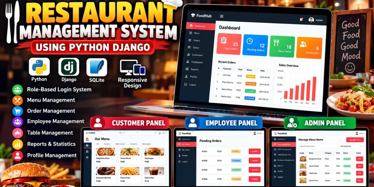 Restaurant Management System Using Python Django
