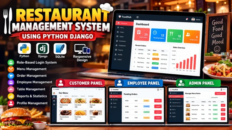Restaurant Management System Using Python Django