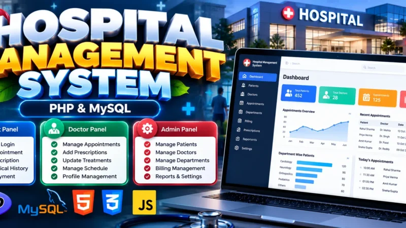 Hospital Management System in PHP and MySQL