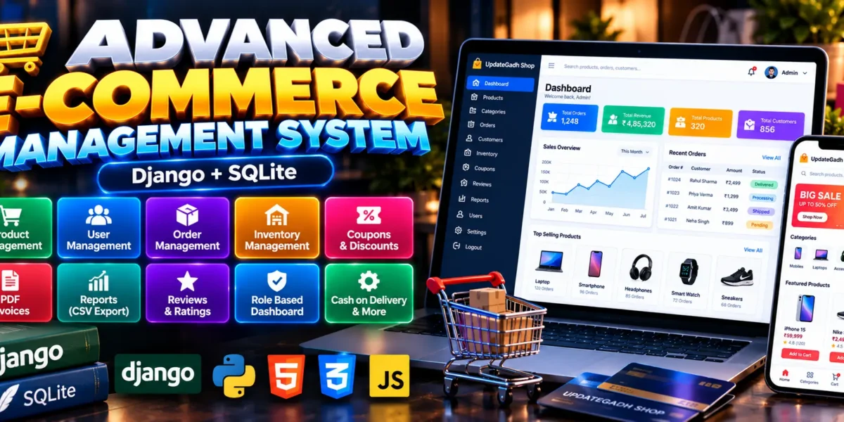 Advanced E-Commerce Management System Using Django